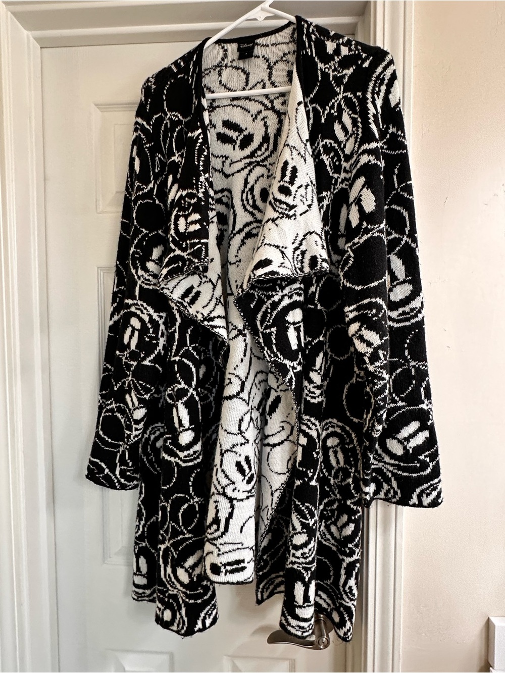 Torrid Disney Mickey Mouse Black & White Oversized Sweater